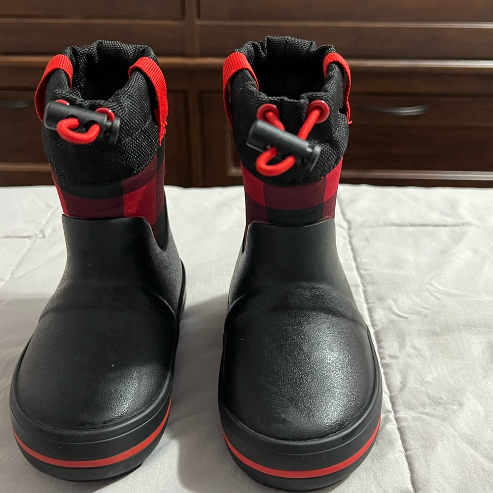 Plaid Boots TD size 5c